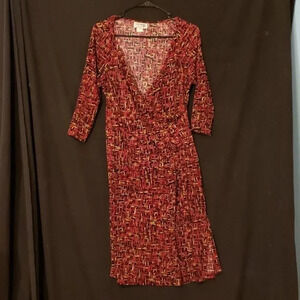 D.J. SOMMERS Dress. Beautiful funky pattern